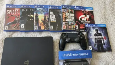 Consola PS4 Slim con juegos y dos controles - miniatura 6