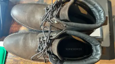 Botas  de cuero marrón para hombre Demócrata - miniatura 5