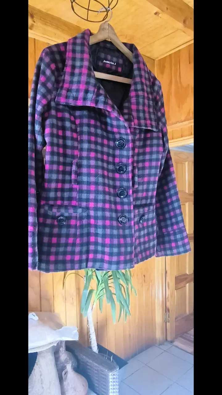 Chaqueta de cuadros para mujer Jennifer J - 1