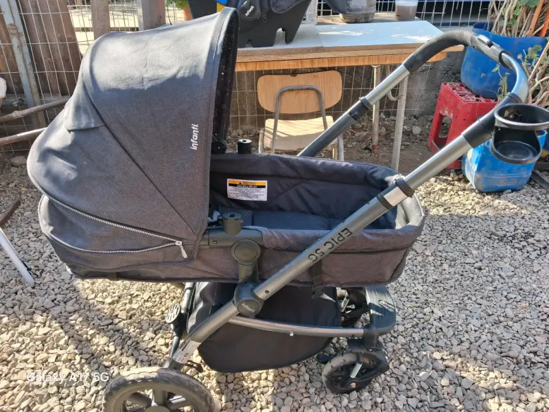 Coche de bebé Infanti epic 5g plegable gris - 2