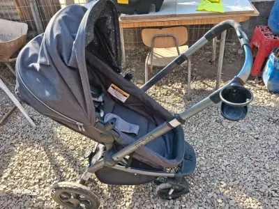 Coche de bebé Infanti epic 5g plegable gris - miniatura 3