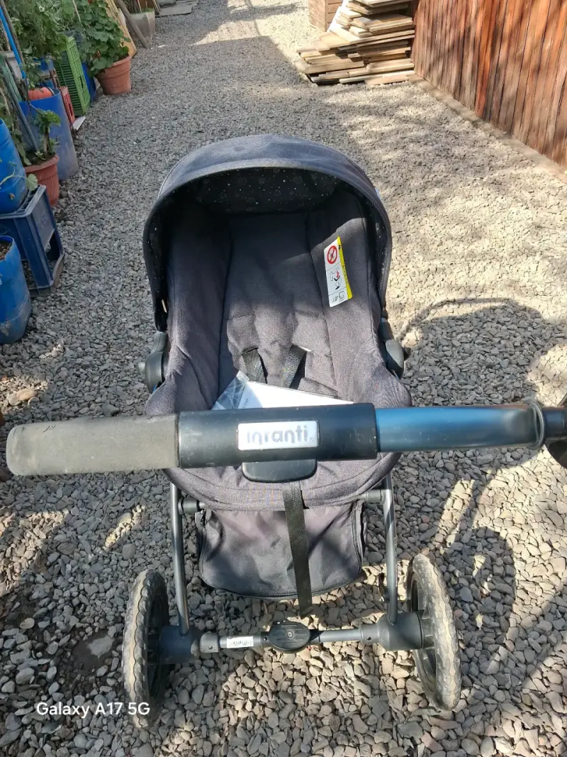 Coche de bebé Infanti epic 5g plegable gris - 12