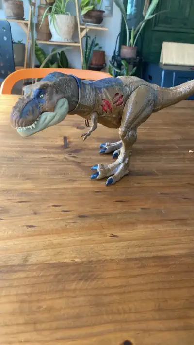 Figura de dinosaurio T-Rex jurassic world - miniatura 1