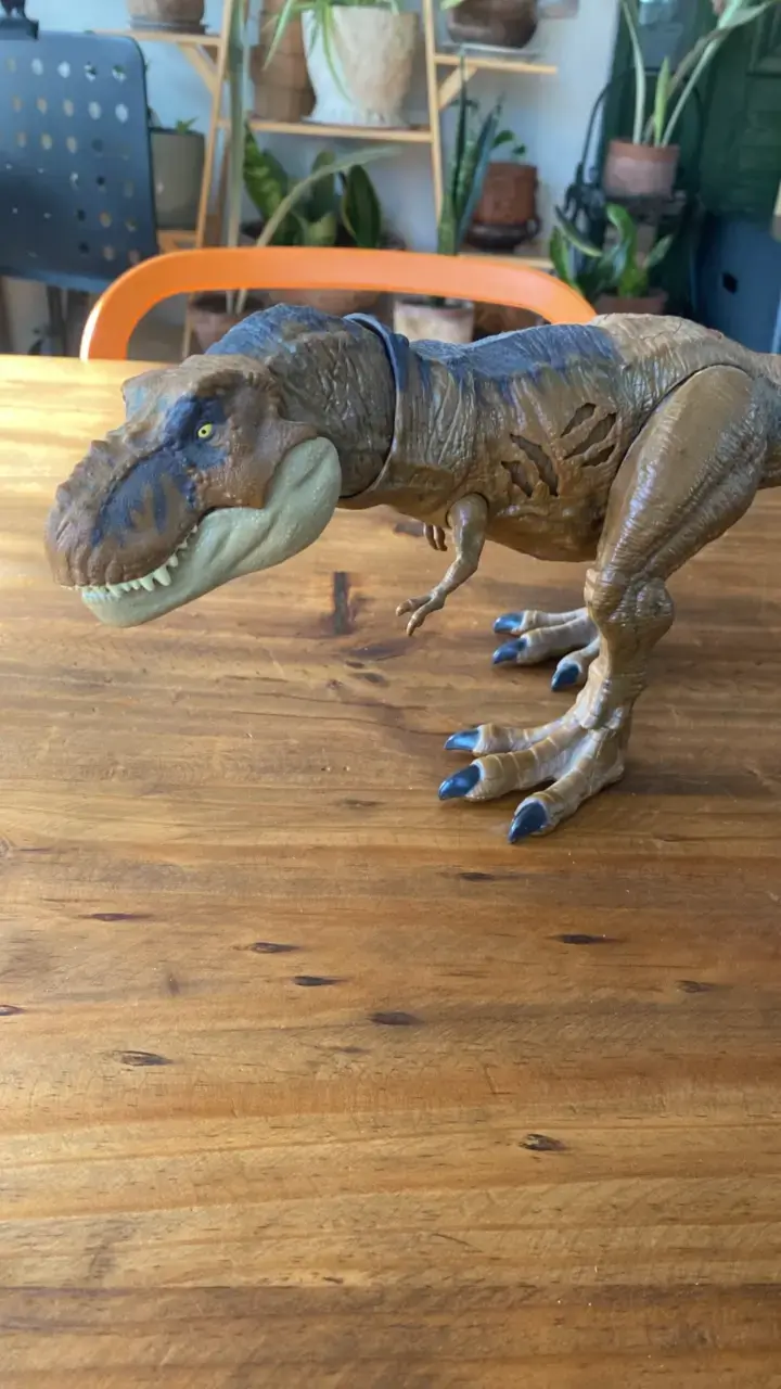 Figura de dinosaurio T-Rex jurassic world - 2