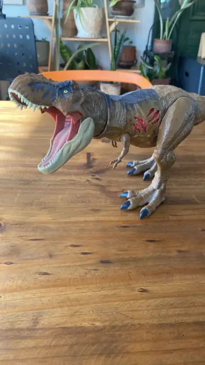 Figura de dinosaurio T-Rex jurassic world - miniatura 3