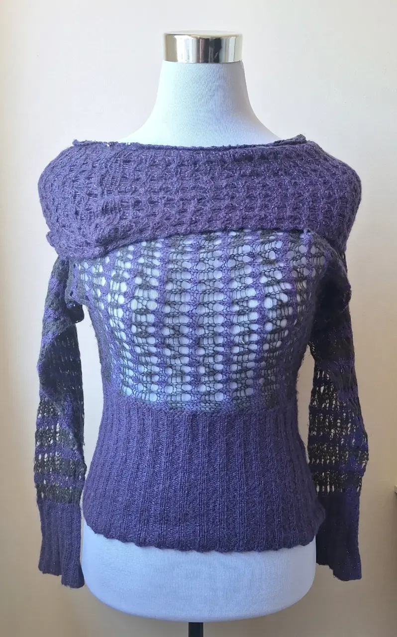 Suéter morado para mujer