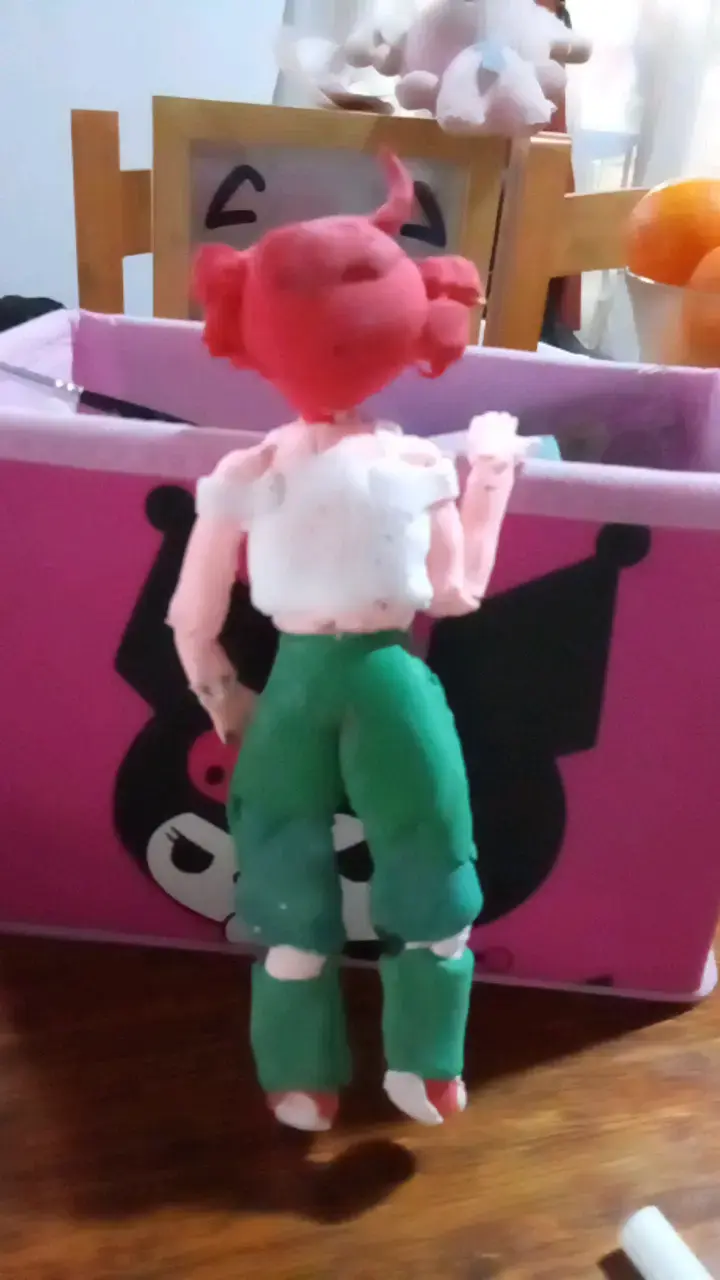 Kasane teto arcilla hecha a mano figura anime - 2