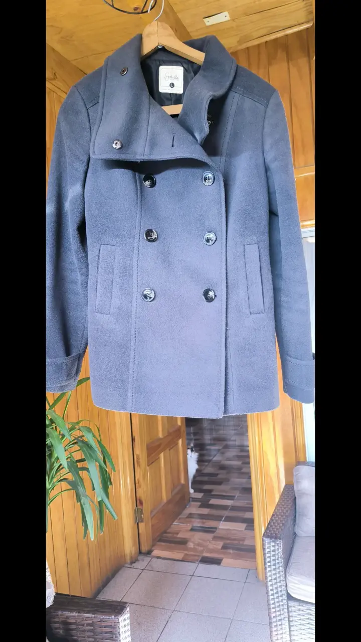 Abrigo gris grafito Sybilla para mujer - 1