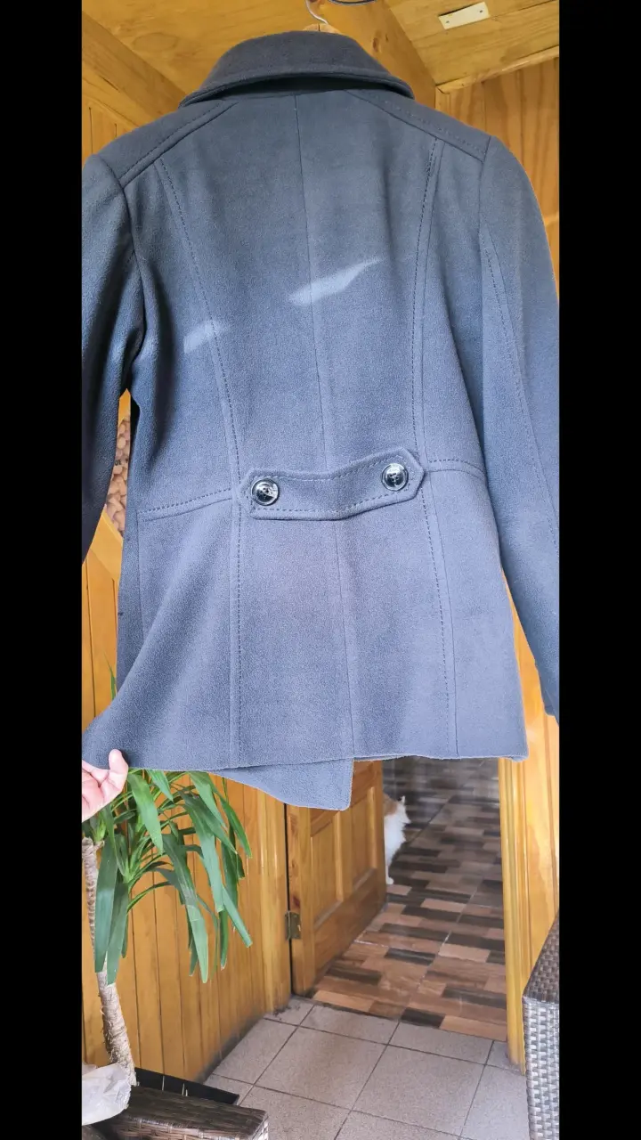 Abrigo gris grafito Sybilla para mujer - 2