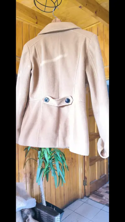 Abrigo de lana color camel para mujer Sybilla - miniatura 2
