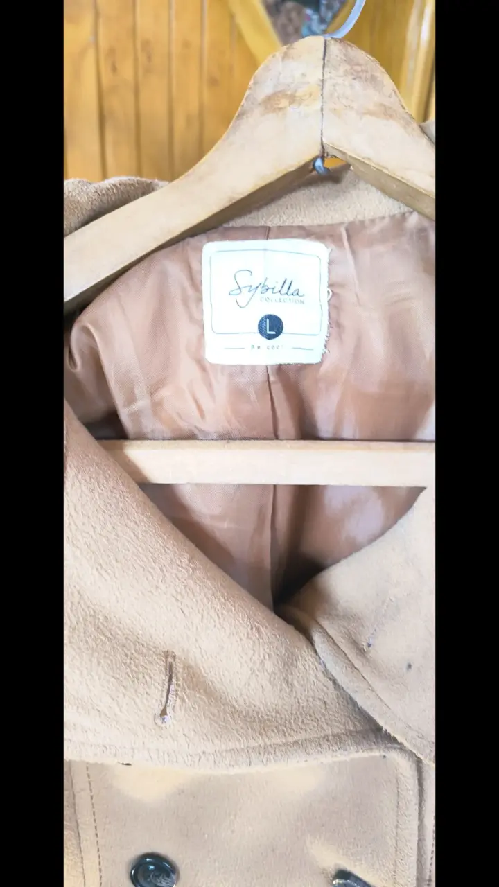 Abrigo de lana color camel para mujer Sybilla - 4