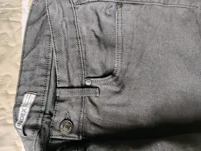 Jeans Negro para hombre Index 40/28 - miniatura 1