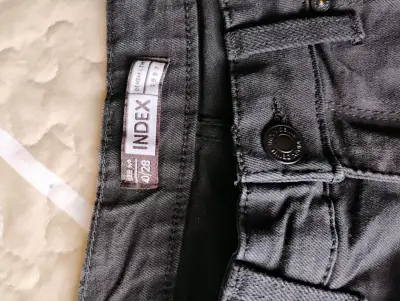 Jeans Negro para hombre Index 40/28 - miniatura 3