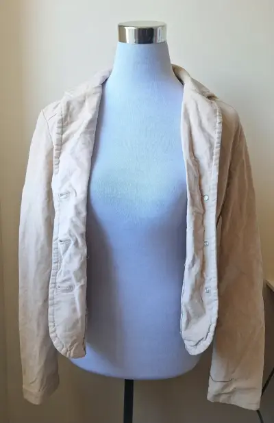 Chaqueta Beige Casual para Mujer - miniatura 1