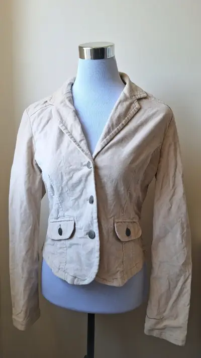 Chaqueta Beige Casual para Mujer - miniatura 2