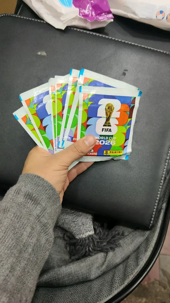 Sobres de stickers Panini Mundial 2026