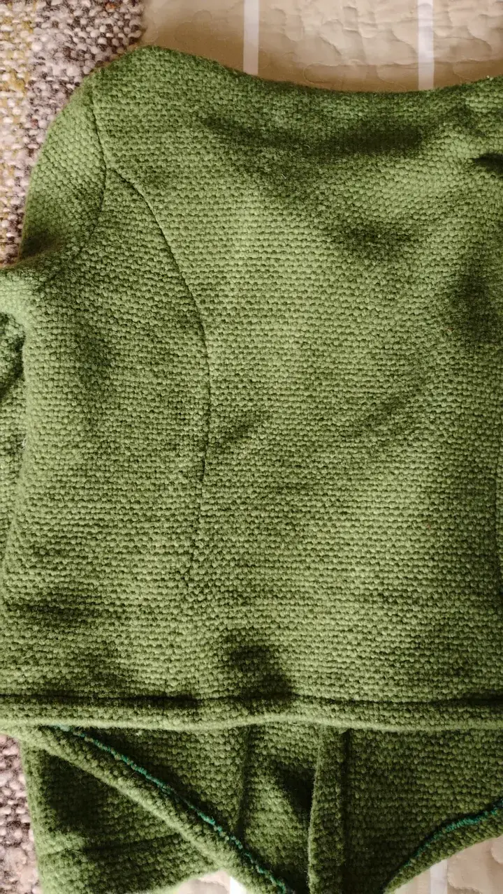 Chaleco verde tejido para mujer - 3