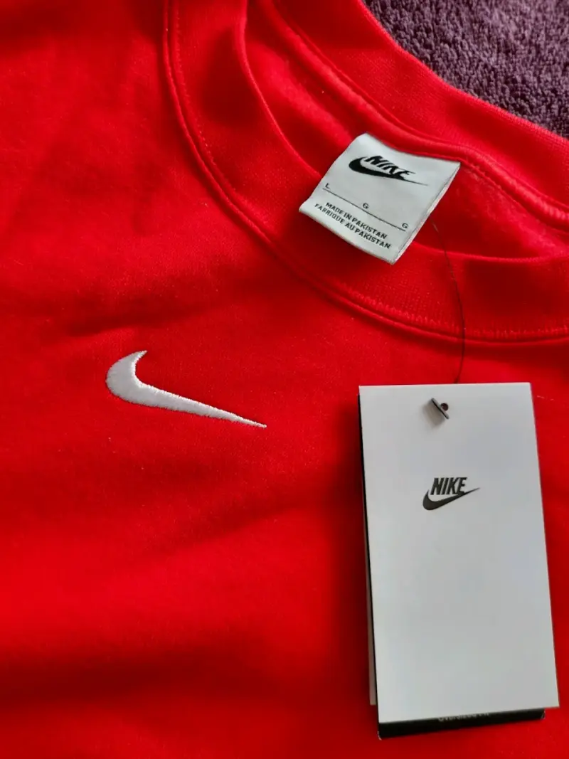Polerón Nike rojo over size talla L - 1