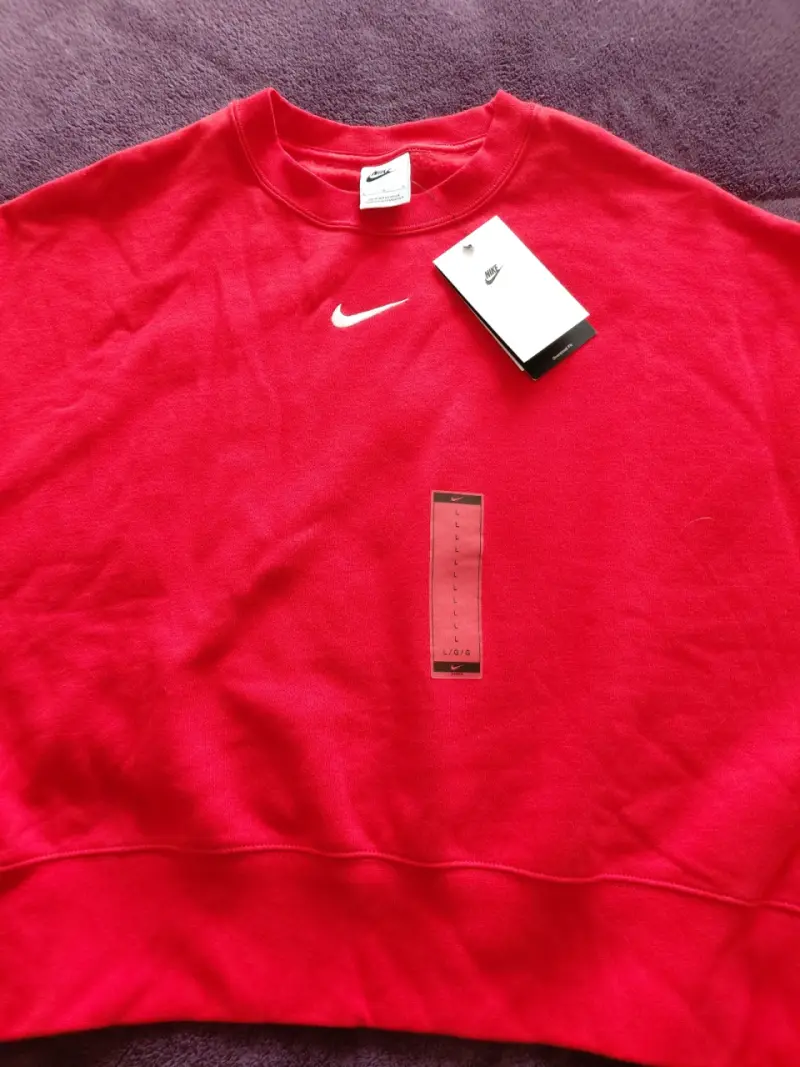 Polerón Nike rojo over size talla L - 2