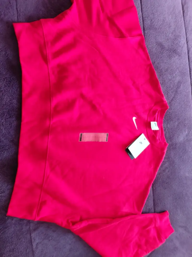 Polerón Nike rojo over size talla L - 3