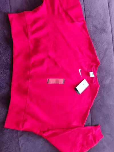 Polerón Nike rojo over size talla L - miniatura 3