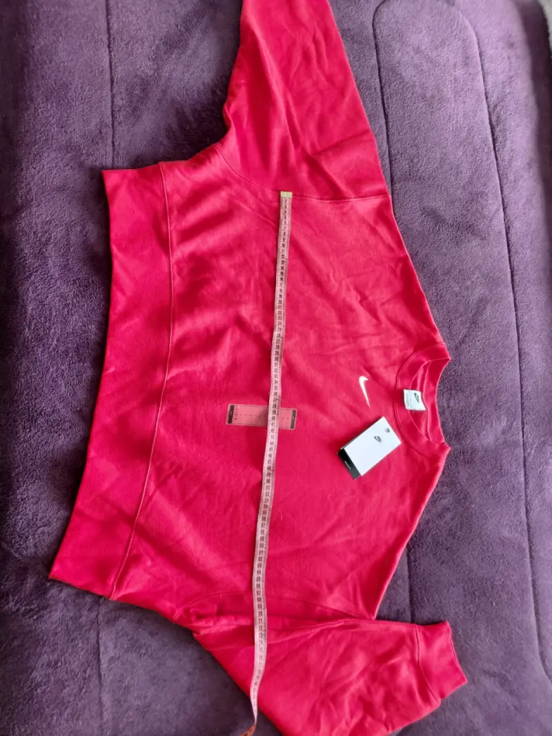 Polerón Nike rojo over size talla L - 4