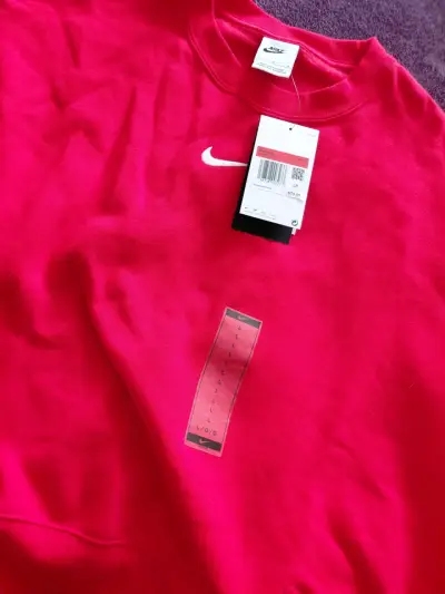 Polerón Nike rojo over size talla L - miniatura 5