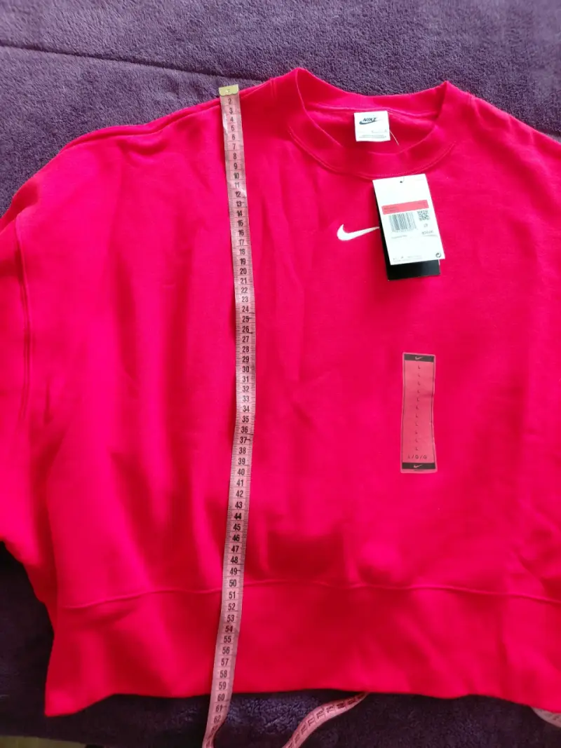 Polerón Nike rojo over size talla L - 6
