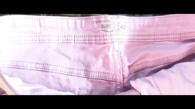 Shorts de mezclilla purpura para mujer - 3