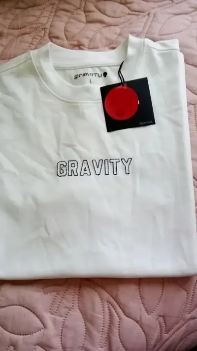 Polera Blanca Gravity Talla L - miniatura 1