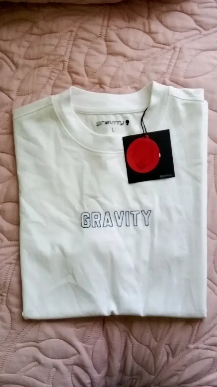 Polera Blanca Gravity Talla L - 3