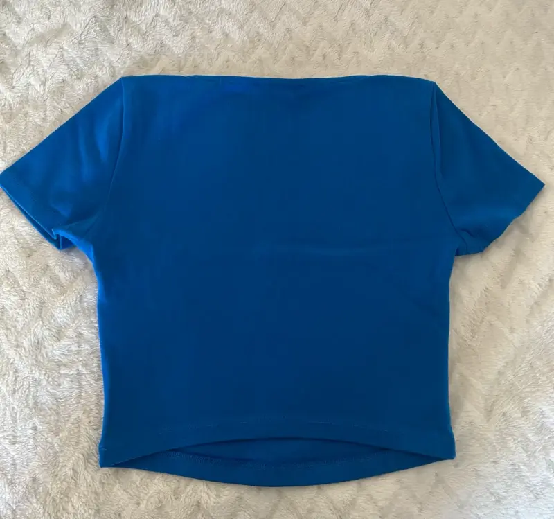 Polera azul de mujer Zara talla M - 2