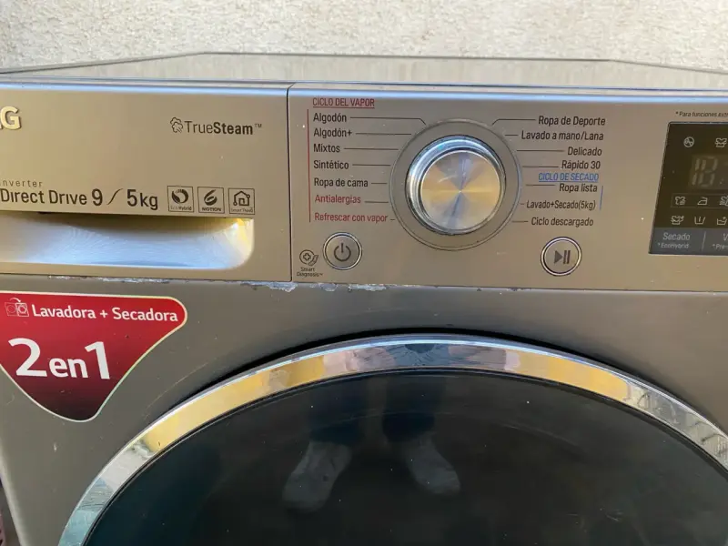 Lavadora Secadora LG Inverter 9/5kg - 2