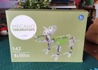 Set de Mecano Triceratops y Camión Hidroelevador - miniatura 2