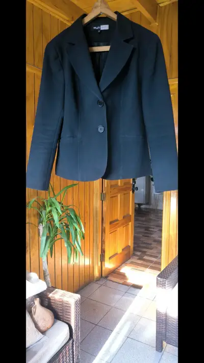 Blazer negro elegante para mujer Syb - miniatura 1
