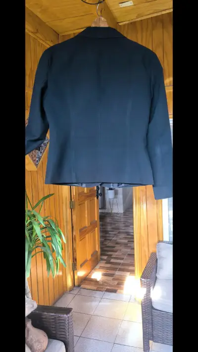 Blazer negro elegante para mujer Syb - miniatura 2
