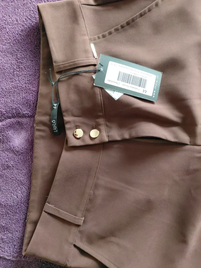 Pantalones marrones de vestir Liola talla 44 - 1