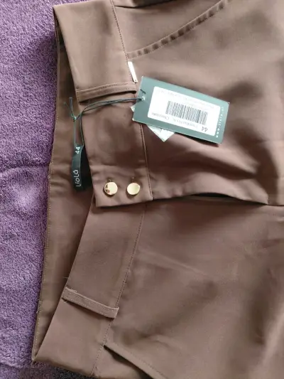 Pantalones marrones de vestir Liola talla 44 - miniatura 1