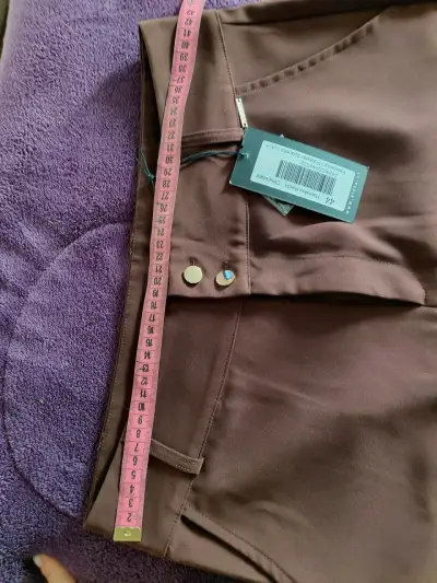 Pantalones marrones de vestir Liola talla 44 - miniatura 3