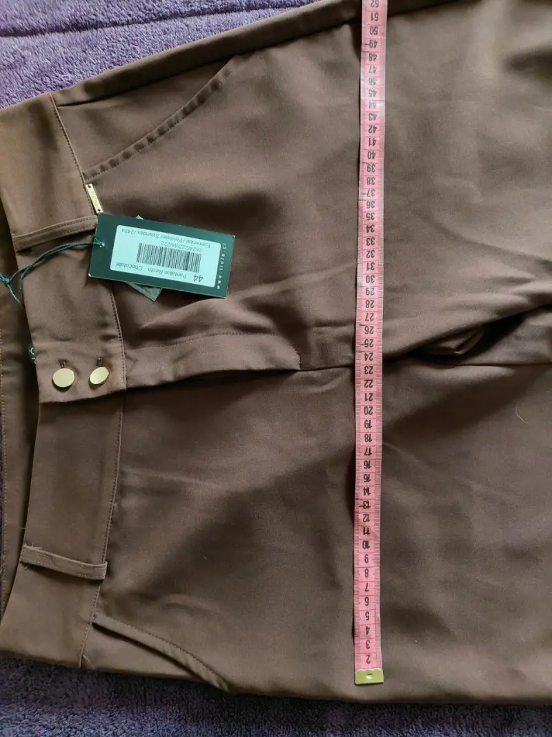 Pantalones marrones de vestir Liola talla 44 - 4