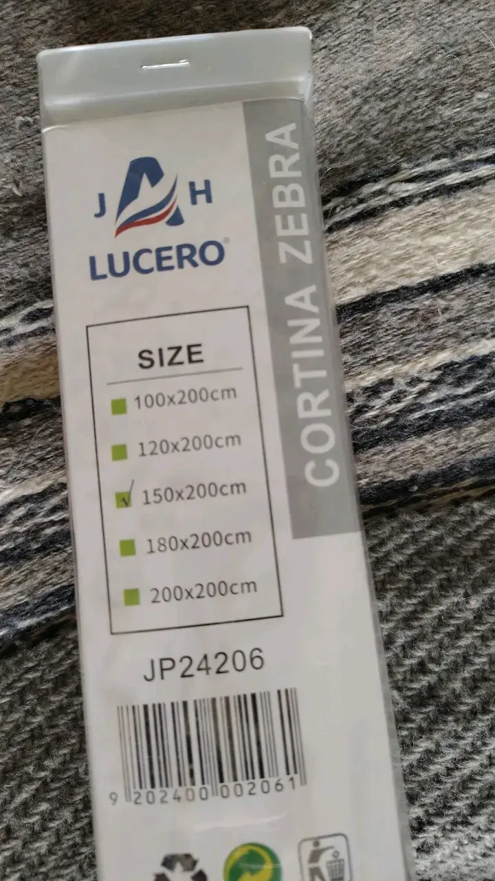 Cortina Zebra Lucero 150x200 cm - 1