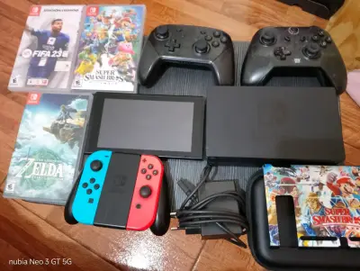 Consola Nintendo Switch con juegos y accesorios - miniatura 4