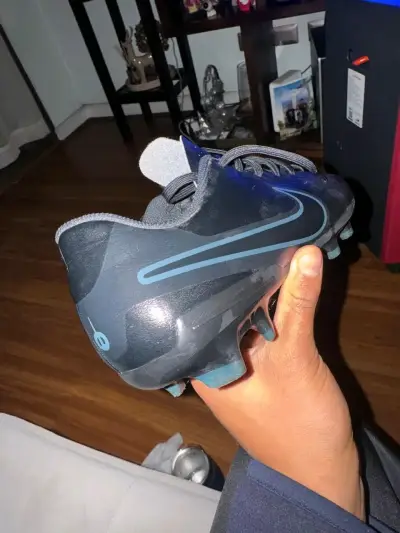 Botines de fútbol Nike tiempo negros - miniatura 2