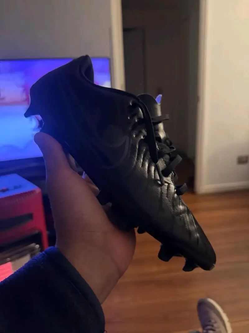 Botines de fútbol Nike tiempo negros - 6