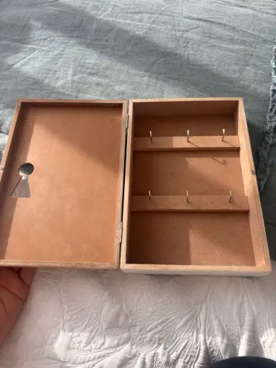 Caja organizadora de llaves rústico - miniatura 2