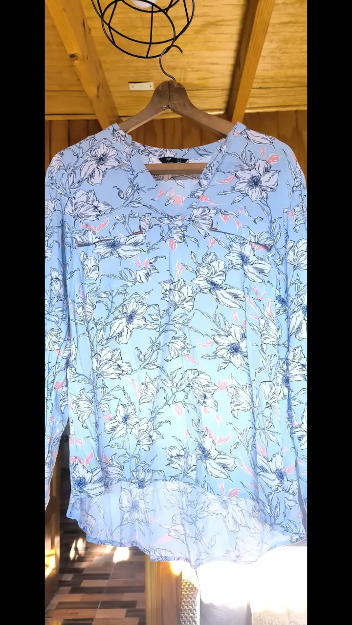 Polera manga larga FashionSpark negra y blanca - 5
