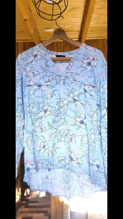 Polera manga larga FashionSpark negra y blanca - miniatura 5