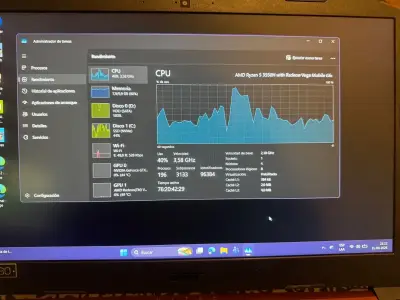 Laptop Acer Nitro 5 con AMD Ryzen 5 y GTX 1650 - miniatura 1