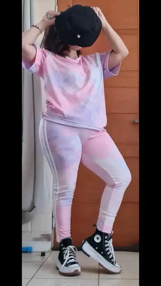 Conjunto deportivo tie-dye para mujer - 3