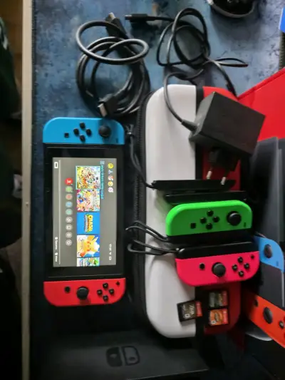 Consola Nintendo Switch con accesorios y juegos - miniatura 4